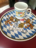 Bayern wall plate with mug.