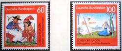 N1576-7 / 1991 Németország Szorb legendák bélyegsor postatiszta