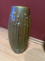 Nagyméretű régi eredeti zsolnai váza különleges mintázattal eladó!Ara:90.000.-