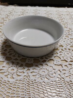 Zsolnay menzás, kék szélű, kocsonyás, gulyásos tál/1