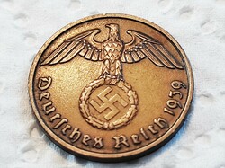 2 Reichspfennig 1939 D. Németország