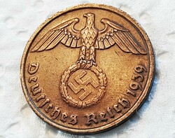 2 Reichspfennig 1939 d. Germany