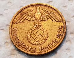 10 Reichspfennig 1938 G. Németország