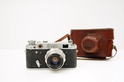 Retro Russian cover with 2 cameras / old ussr / case