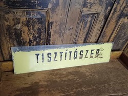 Régi tábla, szatócsbolti üveg tábla, vegyes bolti Tisztítószer tábla, festett üveg, 20. sz LEÁRAZVA!