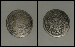 Austria silver 3 krajczar 1710