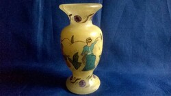 Kézzel festett onix váza