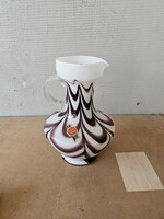 Italian opaline glass jug