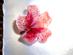 Antique Murano glass flower - beautiful handcrafted piece - originally it was the upper part of a vase