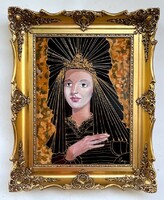 Venetian princess Zoltán Herpai in a beautiful blonde frame