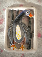 Wild goose ceramic wall picture