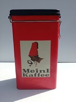 Retró csatos fém kávés doboz Julius Meinl, jubileumi kiadás