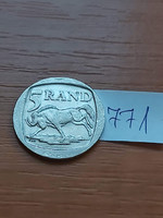 South Africa 5 Rand 1995 Nickel Plated Brass 771