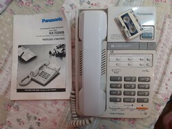 Régi nyomógombos üzenetrögzítős telefon Panasonic KX-T2395B Easa Phone