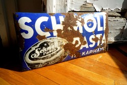 Antique decoration enamel board schmoll paste advertising