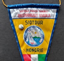 Somogy county council tourism office siotur flag + badge