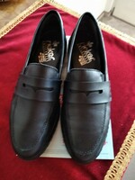 Rieker brand new, pretty black leather shoes, moccasins, size 41