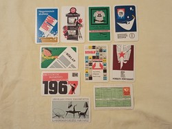 Card calendar 1967-07 in one