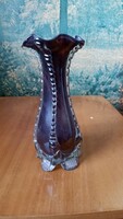 Retro colored glass table vase