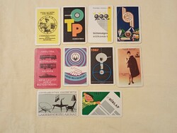 Card calendar 1967-01 in one