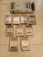 Agfa superchrom chronoxide tape recorders 9 pieces in one