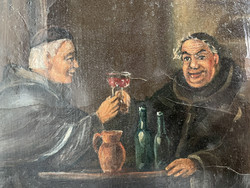 Unknown: Wine Tasting Painting