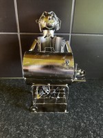 Steampunk bbq grill figure