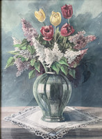 Erna Cristofoli: spring flower still life painting