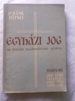 Dr József bánk ecclesiastical law.