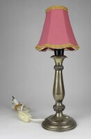 1Q808 Antik 1847-es ezüst testű gyertyatartó lámpa