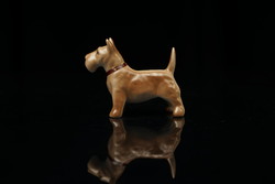Retro porcelain dog figure / dog / retro old