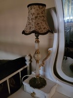 Antik réz +ónix  lámpa