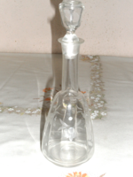 Antik, régi likőrös dugós üveg