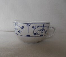 Meissen pattern tea cup, cappuccino glass 1pc