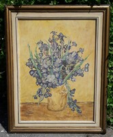 50% DECEMBERBEN. Virág csendélet festmény. / van Gogh.