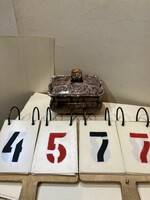 Art deco jasba ceramic bonbonier offering jewelry box.4577