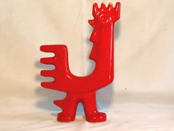 Art deco ceramic rooster (damaged)