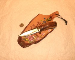 Old German hunting knife, from a collection. Renewed.
