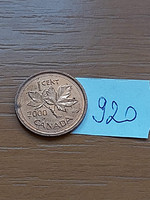 Canada 1 cent 2000 ii. Queen Elizabeth, zinc with copper coating 920