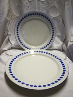 Alföldi porcelain blue polka dot plate