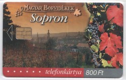 Magyar telefonkártya 1168  2002 Sopron ORGA    30.000 Db
