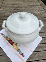 Large, wonderful old Czechoslovak white soup bowl