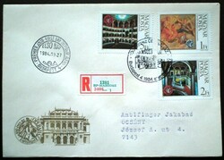 Ff3652-4 / 1984 100 years old the opera house stamp series ran on fdc
