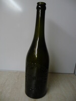 Antique beer bottle of a bourgeois brewer from Kőbánya