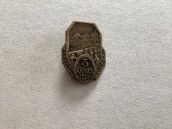 Austro-Hungarian monarchy 1915, metal cap badge.