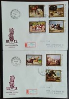 Ff3338-44 / 1979 paintings - animal paintings stamp series ran on fdc