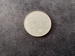 Nyári Olimpia Szöul - 1988 , - Ezüst 500 Forint Emlékérme 1987 .