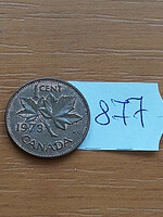 Canada 1 cent 1973 ii. Queen Elizabeth, bronze 877