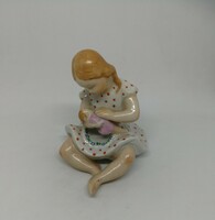 Kőbánya porcelain doll baby girl is 