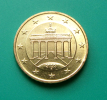 Németország - 50 Euro Cent - 2023 - "F" - Brandenburgi kapu - Ritka